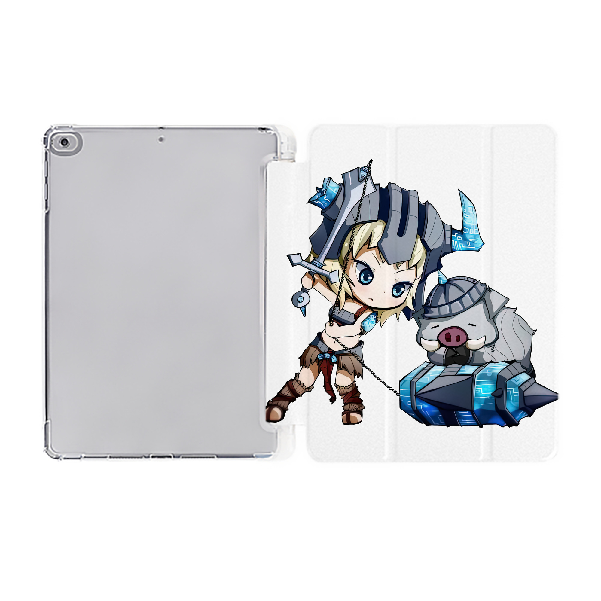 （画像用） リーグ・オブ・レジェンド League of Legends LOL IPad ケース ペン収納付き 三つ折りスタンド PUレザー×シリコン 対応機種9.5/10.5/10.9インチ